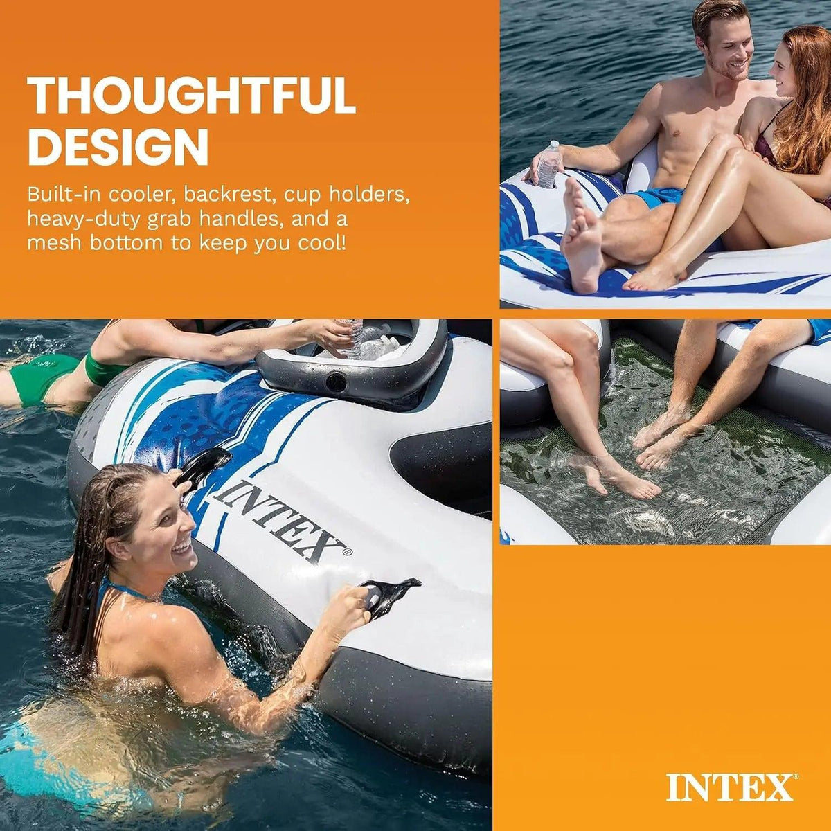 Inflatable Raft | 5 Person Capacity | Toylandeu™