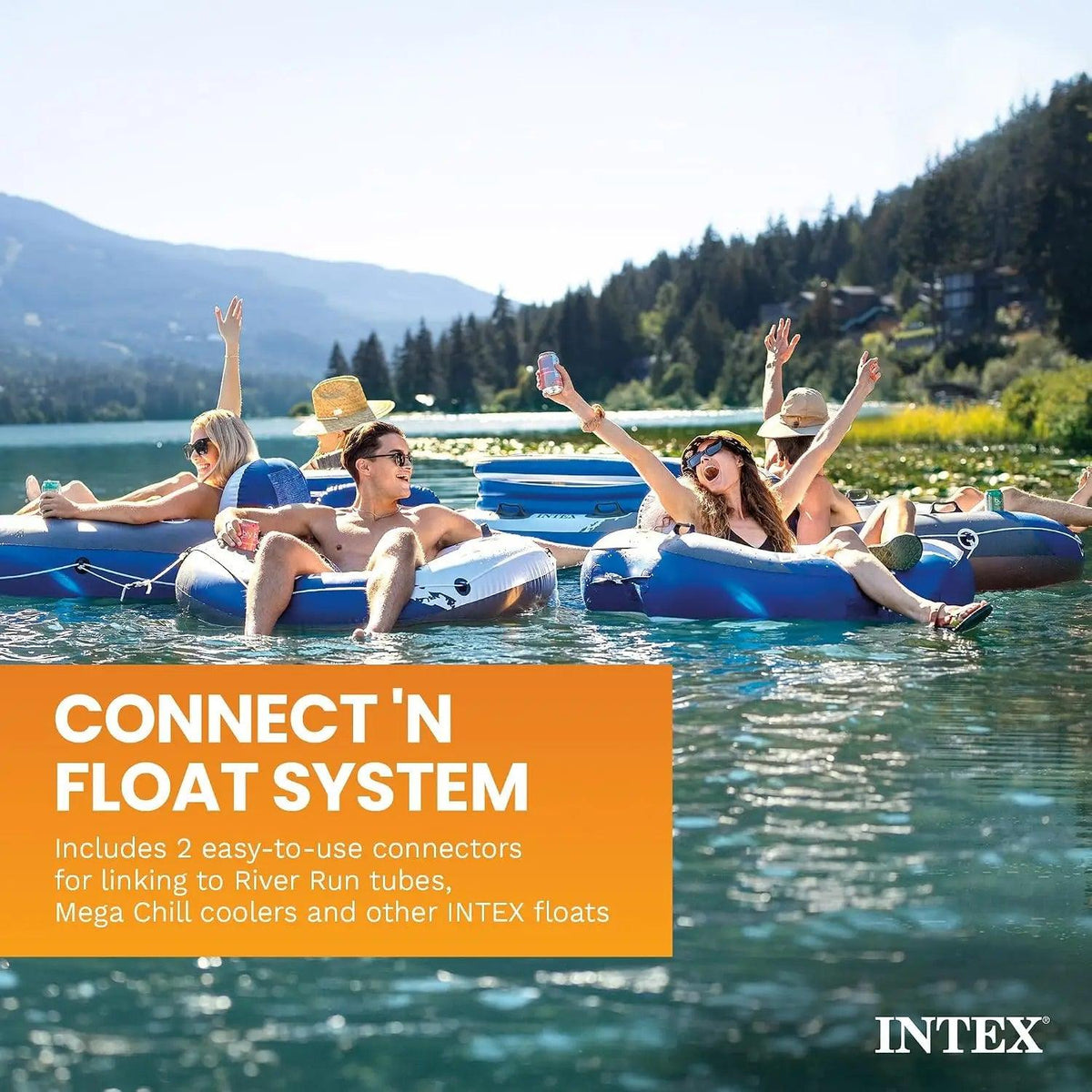 Inflatable Raft | 5 Person Capacity | Toylandeu™
