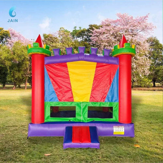  Inflatable Rainbow Bouncy Castle Bounce House Blower -  ToylandEU™