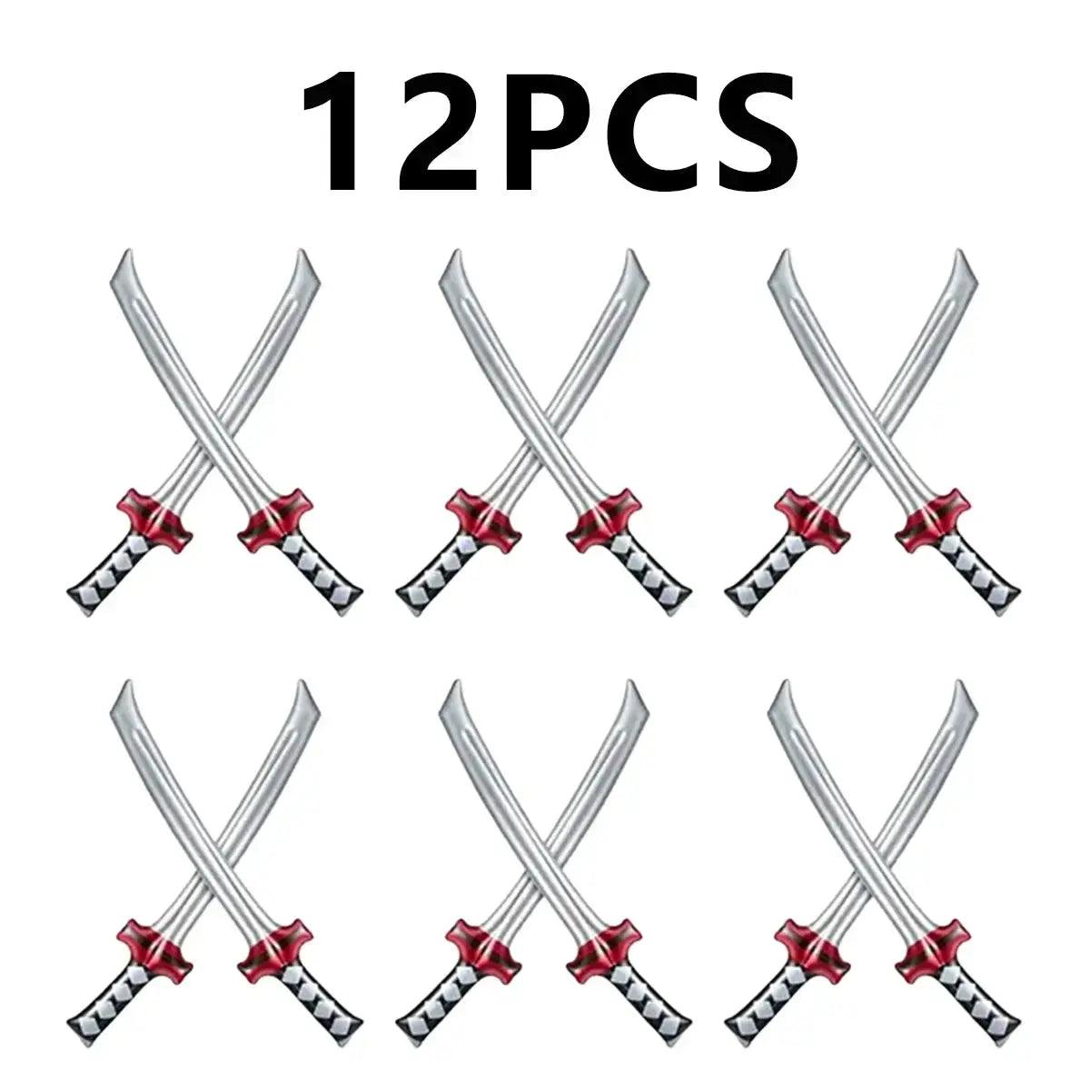  Inflatable Samurai Sword Set Safe Ninja Battles -  ToylandEU™