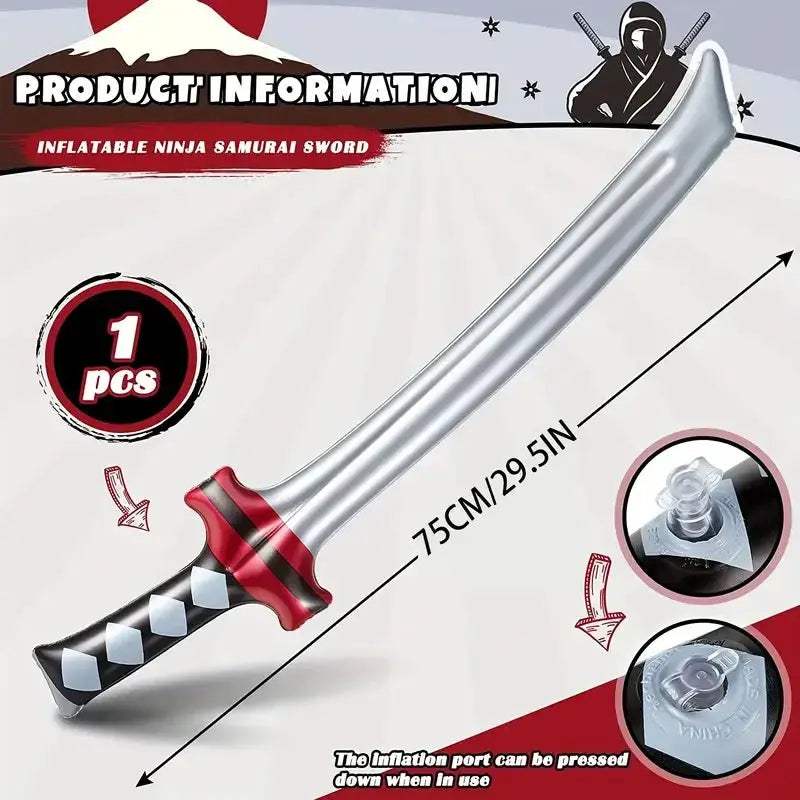  Inflatable Samurai Sword Set Safe Ninja Battles -  ToylandEU™