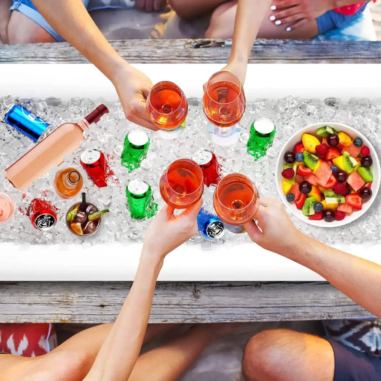  Inflatable Serving Bars With Drain Plug Ice And Drinks -  ToylandEU™
