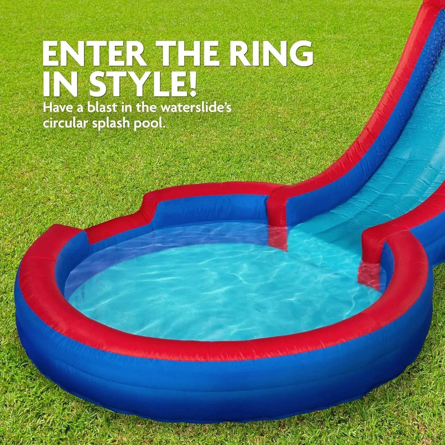 Inflatable Single Ring Water Slide Park - Heavy-Duty Fun - ToylandEU