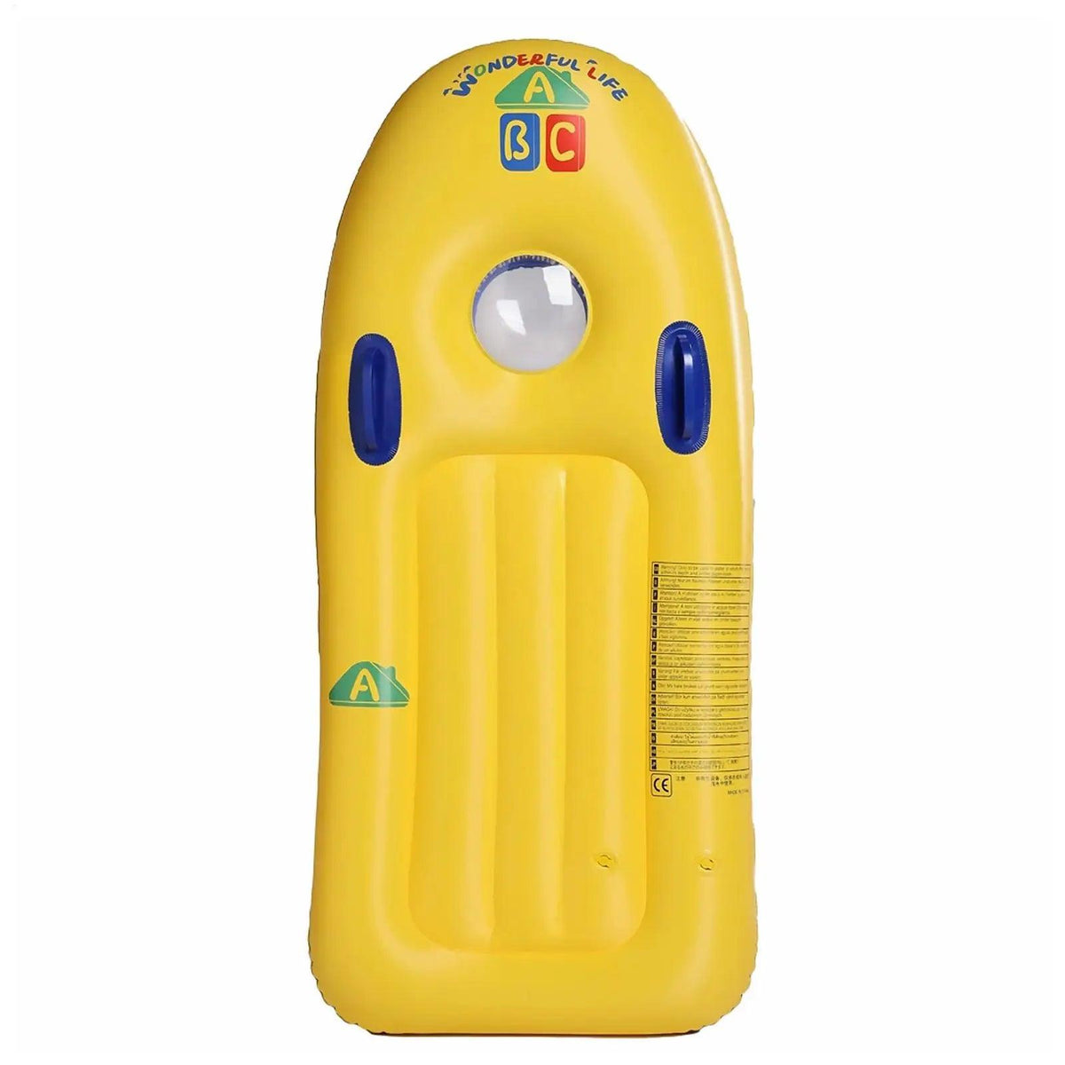 Inflatable Surf Body Board With Handles Toylandeu