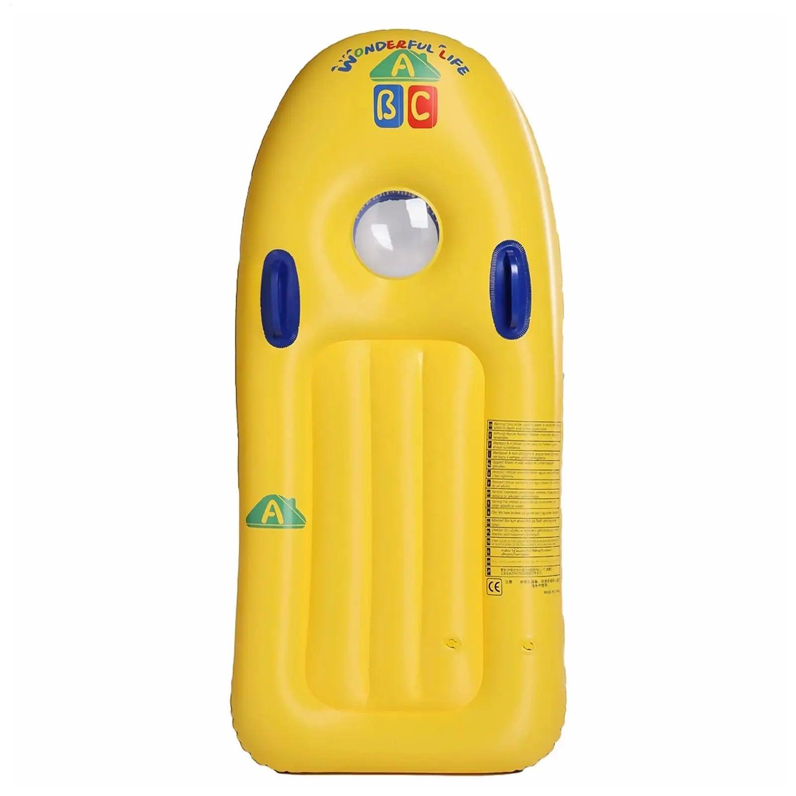 Inflatable Surf Body Board With Handles Toylandeu
