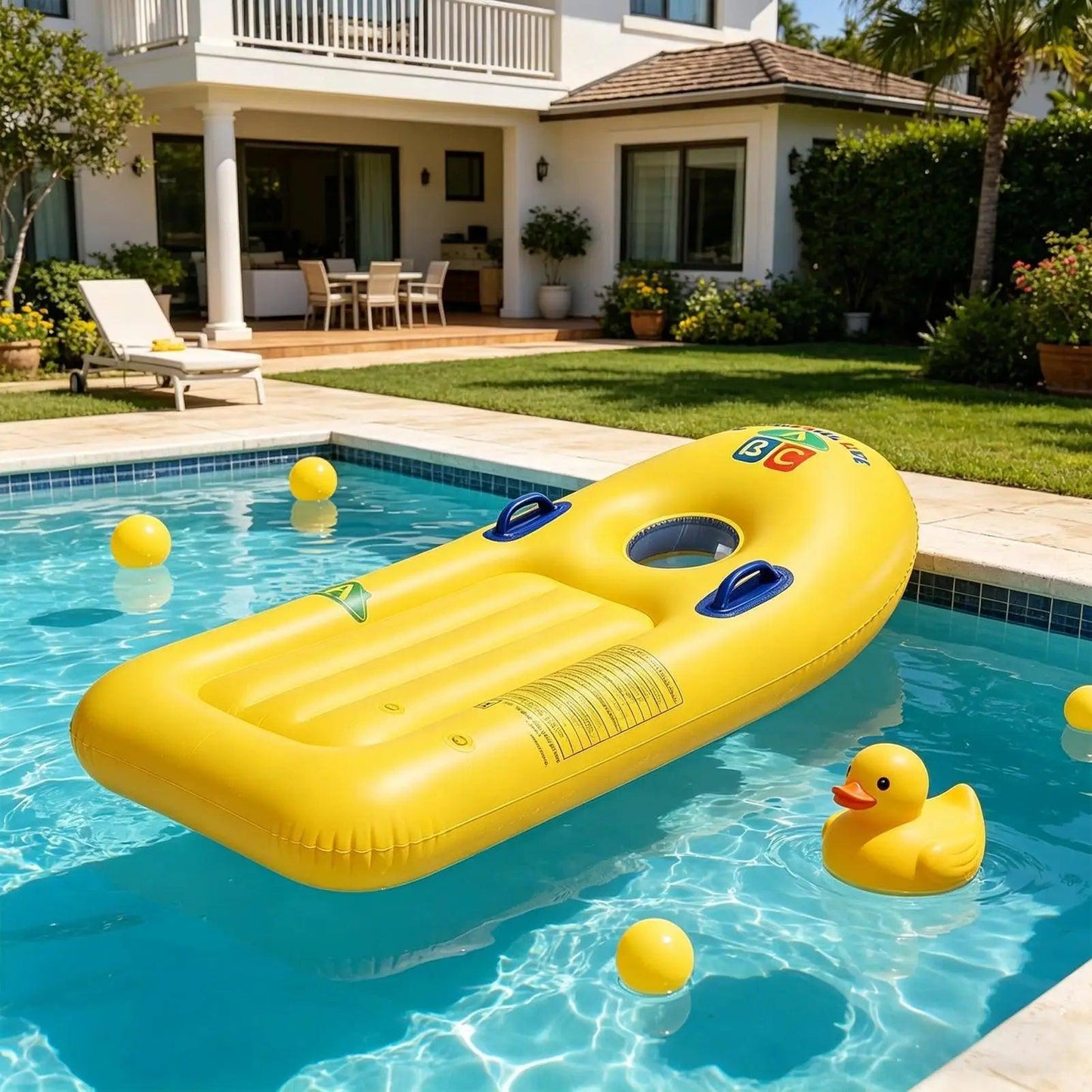 Inflatable Surf Body Board With Handles Toylandeu