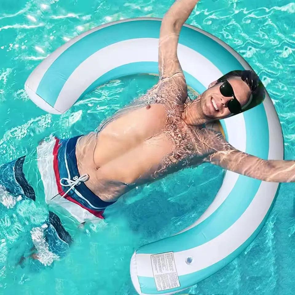 Inflatable Swimming Ring | Striped Arch | Toylandeu™