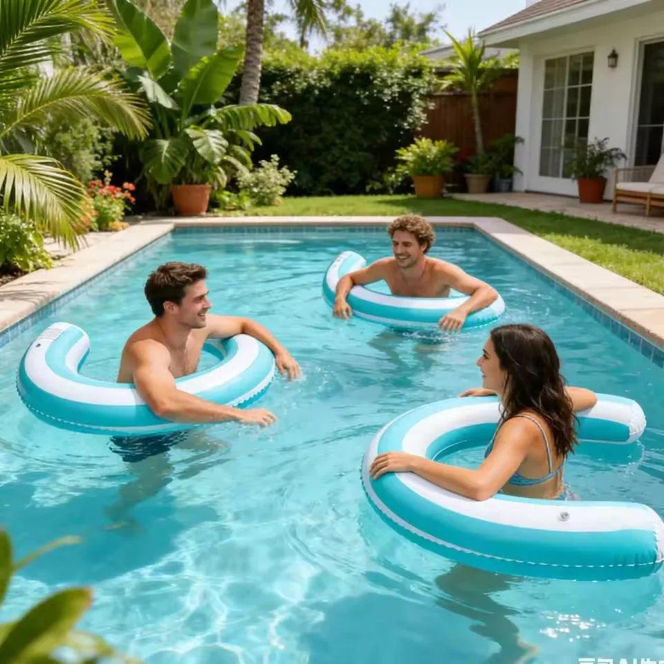Inflatable Swimming Ring | Striped Arch | Toylandeu™
