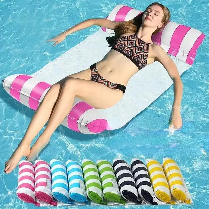  Inflatable Water Hammock Pool Float Recliner Comfort -  ToylandEU™