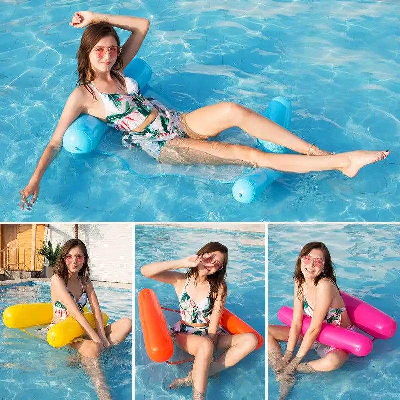  Inflatable Water Hammock Pool Float Recliner Comfort -  ToylandEU™