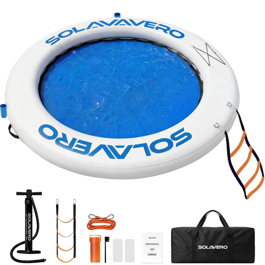 Inflatable Water Platform | 8ft Round | Toylandeu™