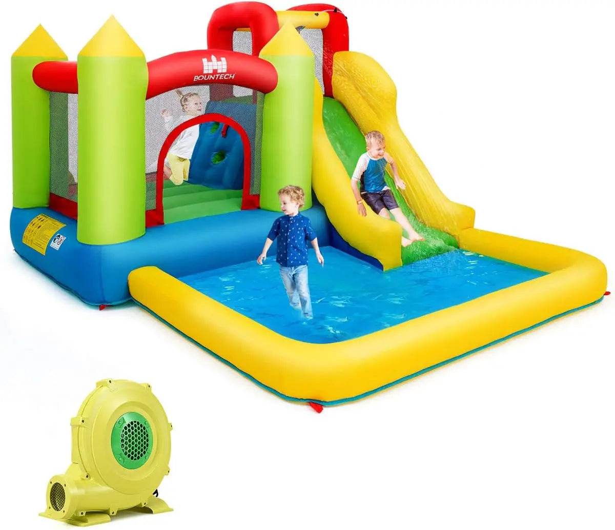 Inflatable Water Slide 12x9FT Bounce House for Kids Outdoor - ToylandEU