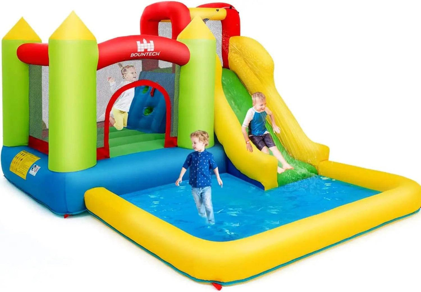 Inflatable Water Slide 12x9FT Bounce House for Kids Outdoor - ToylandEU