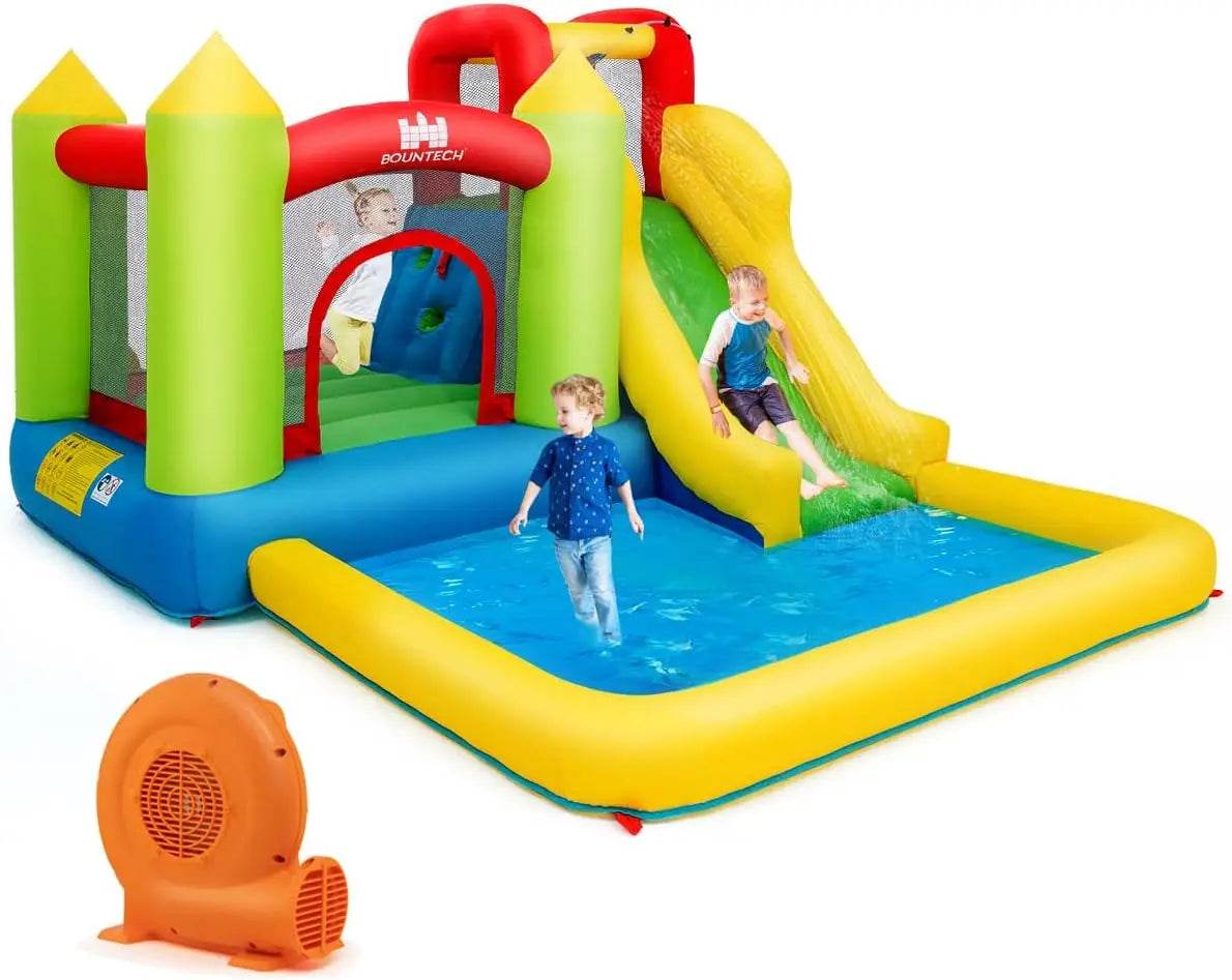 Inflatable Water Slide 12x9FT Bounce House for Kids Outdoor - ToylandEU