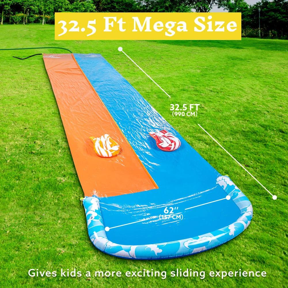 Inflatable Water Slide | 32.5 ft Long | Toylandeu™