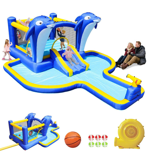  Inflatable Water Slide 8 In 1 Bounce House Backyard Fun -  ToylandEU™