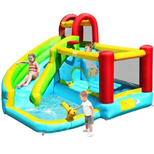  Inflatable Water Slide Bounce House Splash Pool Durable -  ToylandEU™