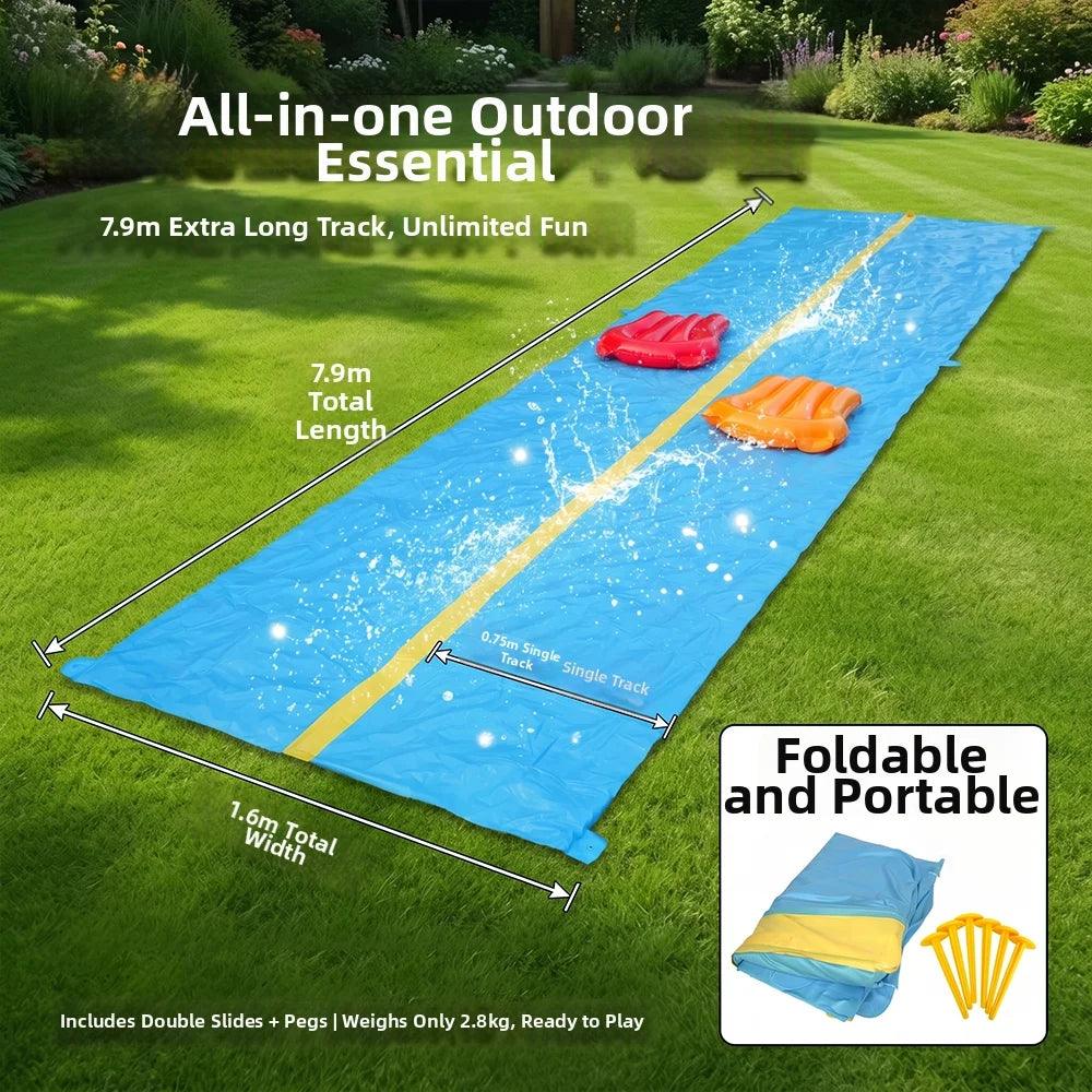 Inflatable Water Slide | Double Lane | Toylandeu™