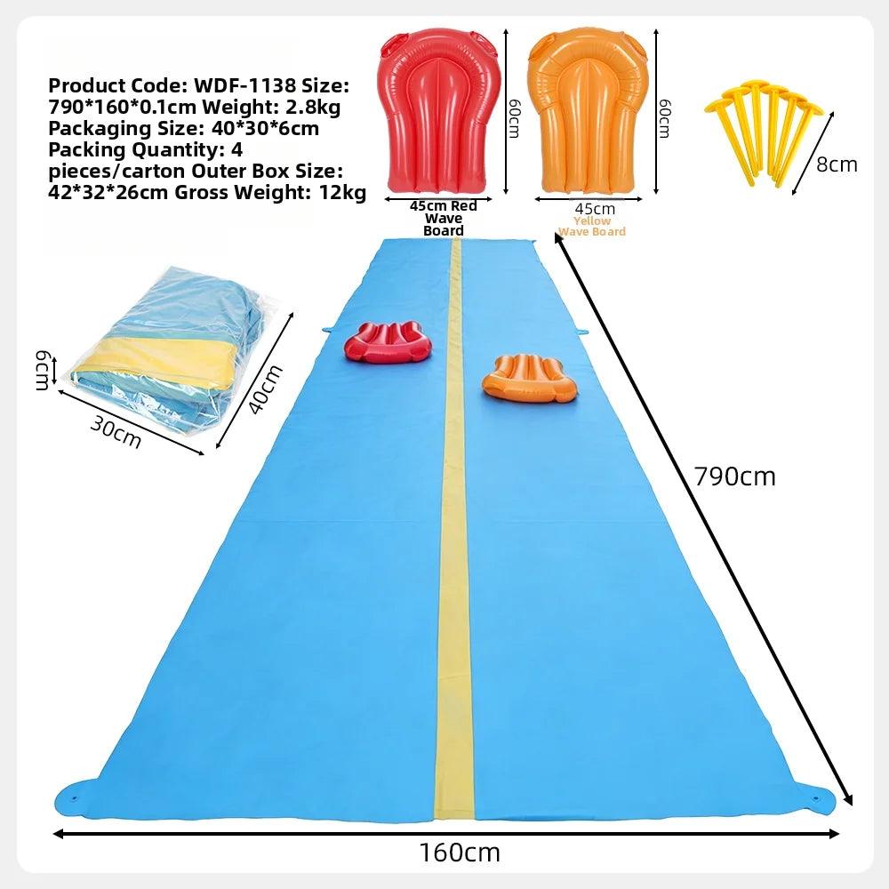 Inflatable Water Slide | Double Lane | Toylandeu™