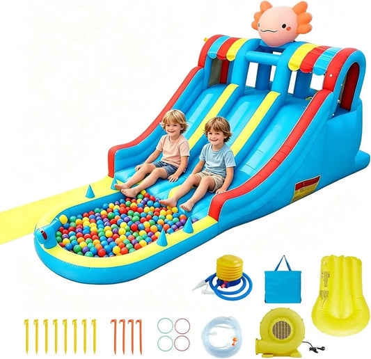  Inflatable Water Slide For Kids 8In1 Outdoor -  ToylandEU™