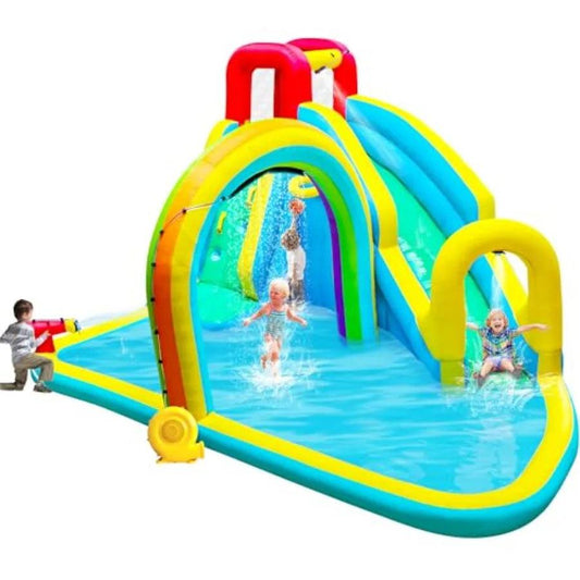  Inflatable Water Slide Park Air Blower Rainbow Sprinkler -  ToylandEU™