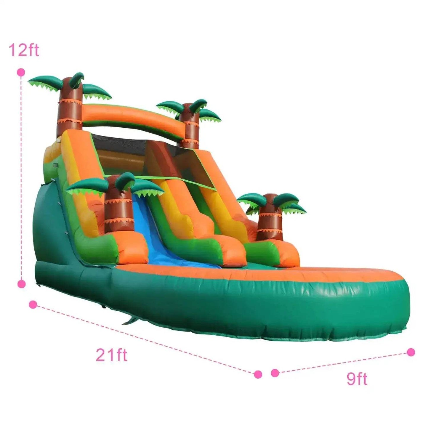 Inflatable Water Slide Pool For Outdoor Family Play - ToylandEU