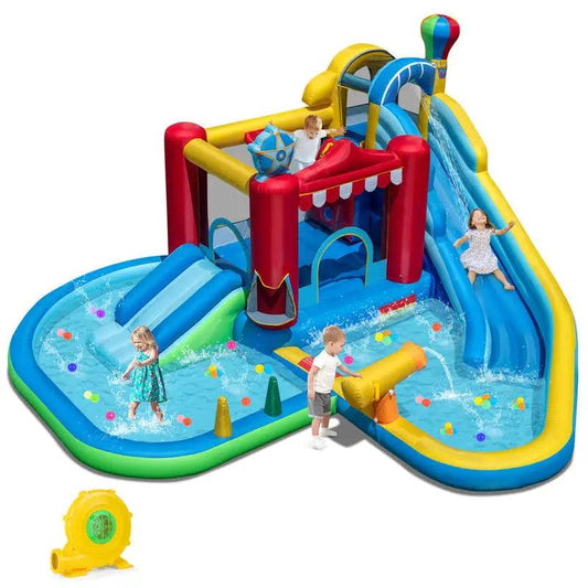 Inflatable Water Slide Wet Dry Combo Bounce Outdoors -  ToylandEU™