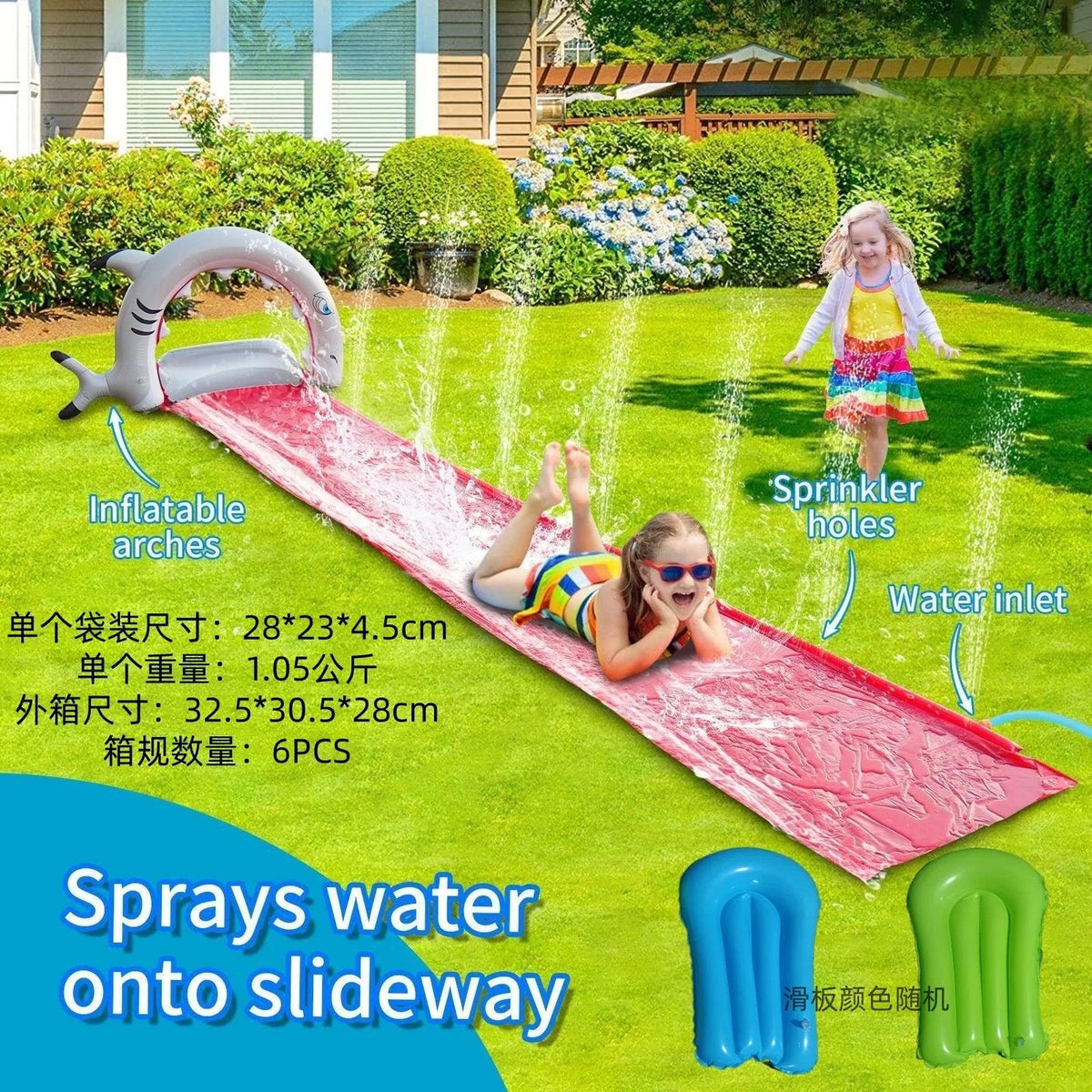 Inflatable Water Slide | Whale Theme | Toylandeu™