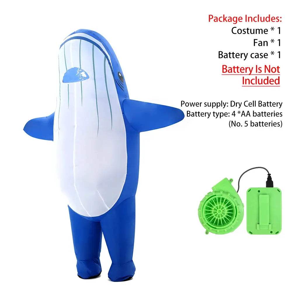  Inflatable Whale Costume For Adults Full-Body Blowup -  ToylandEU™