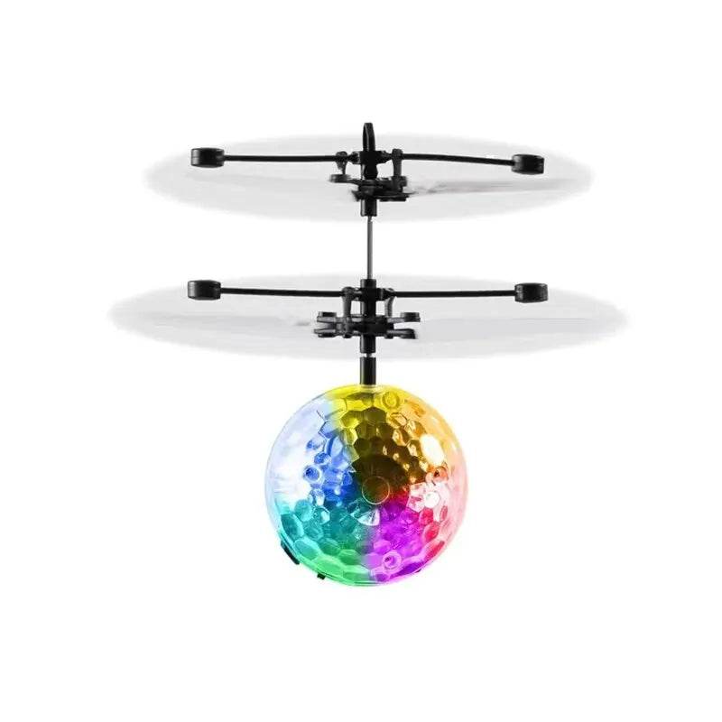 Infrared Gesture-Controlled LED Crystal Flying Ball - USB Rechargeable Toy - ToylandEU