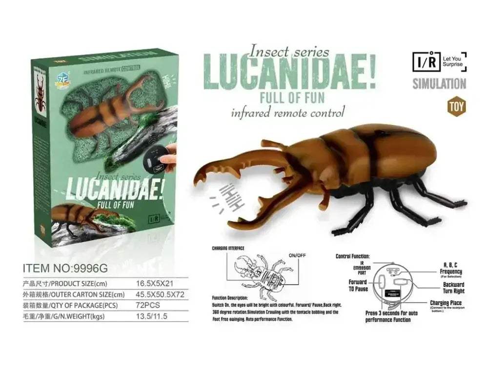 Infrared RC Beetle Toy For Pets With Realistic Crawling - ToylandEU
