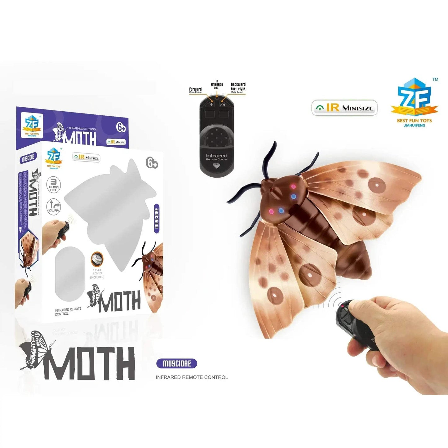 Infrared Remote Control Insect Toys Prank Set For Kids - ToylandEU