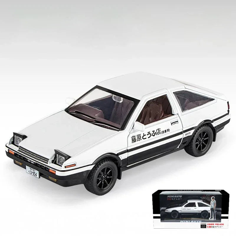 Initial D Toyota AE86 1:30 Scale Diecast Metal Model Car With Sound And Light - ToylandEU