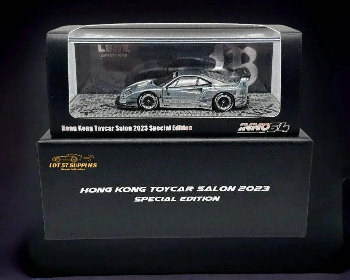 Inno64 RAW CHASE Ferrari F40 LBWK HONG KONG TOYCAR SALON 2023 SPECIAL EDITION 1:64 - ToylandEU
