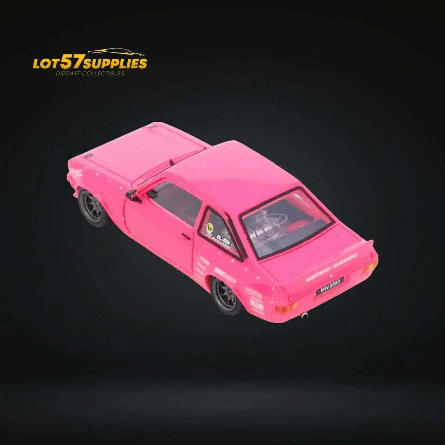 Inno64 Ford Escort MK2 Pandem "Emotion" Retro Havoc Pink 1:64 IN64R-MK2P-ERH - ToylandEU