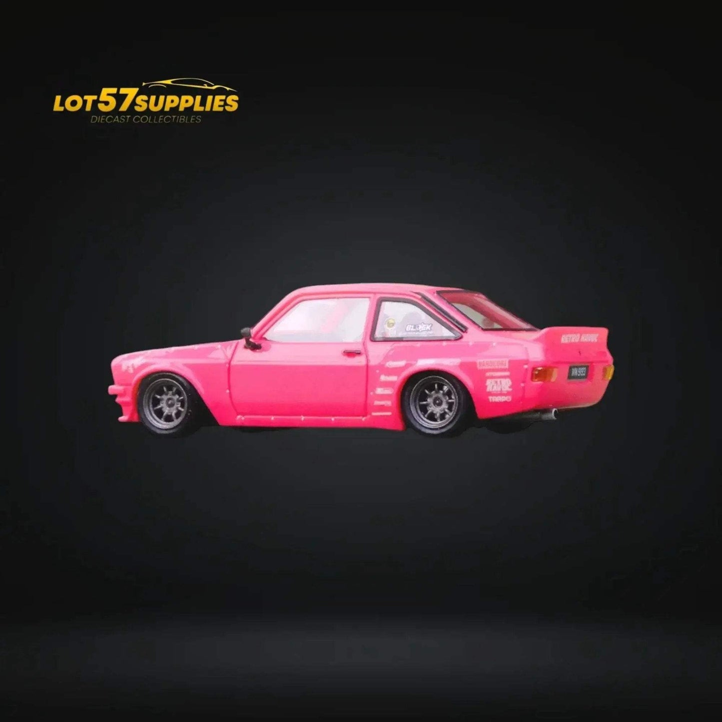 Inno64 Ford Escort MK2 Pandem "Emotion" Retro Havoc Pink 1:64 IN64R-MK2P-ERH - ToylandEU