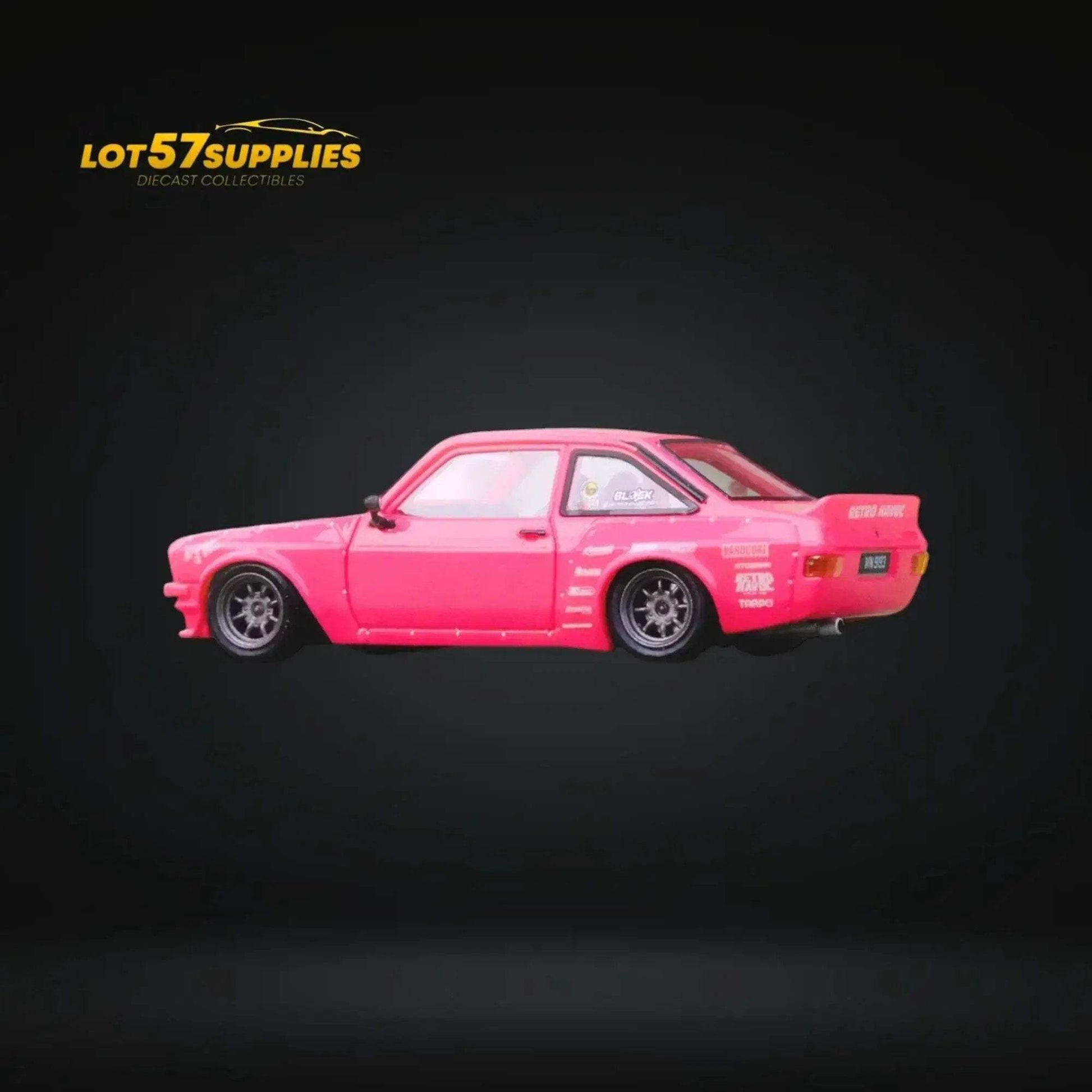 Inno64 Ford Escort MK2 Pandem "Emotion" Retro Havoc Pink 1:64 IN64R-MK2P-ERH - ToylandEU