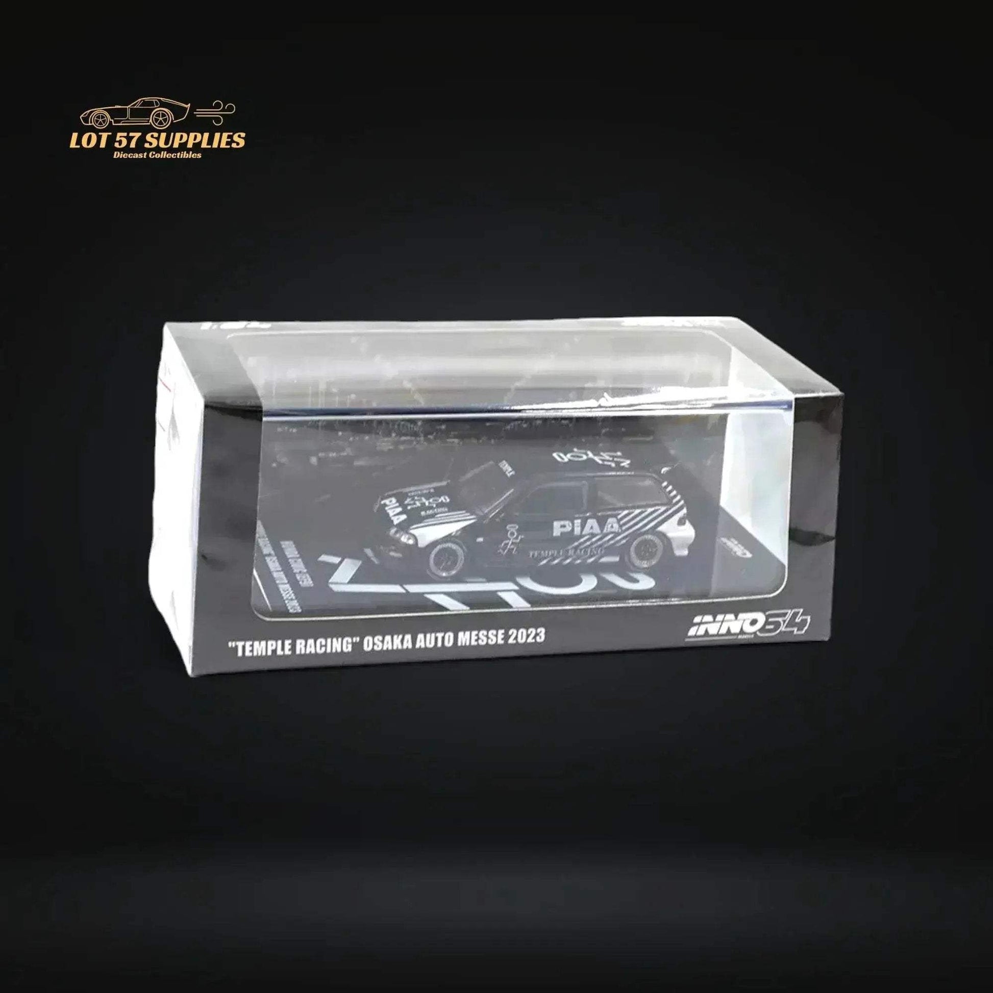 Inno64 Honda Civic EF9 "TEMPLE RACING" Osaka Auto Messe 2023 1:64 - ToylandEU