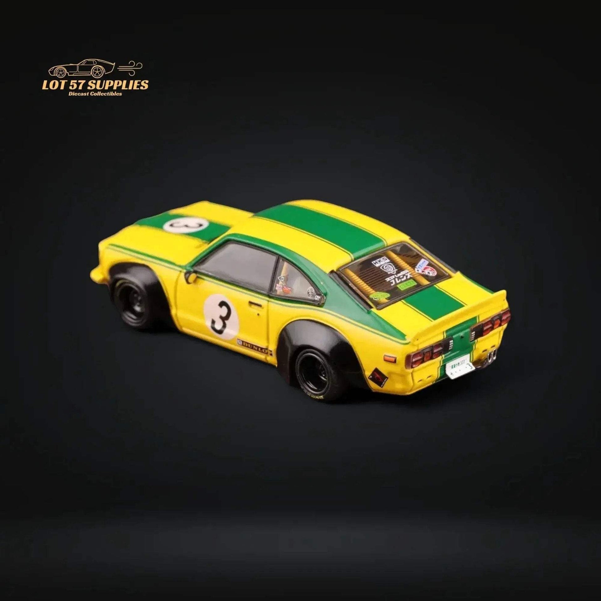Inno64 Mazda RX-3 Savanna LBWK Yellow Green #3 1:64 IN64-LBWKRX3-01 - ToylandEU