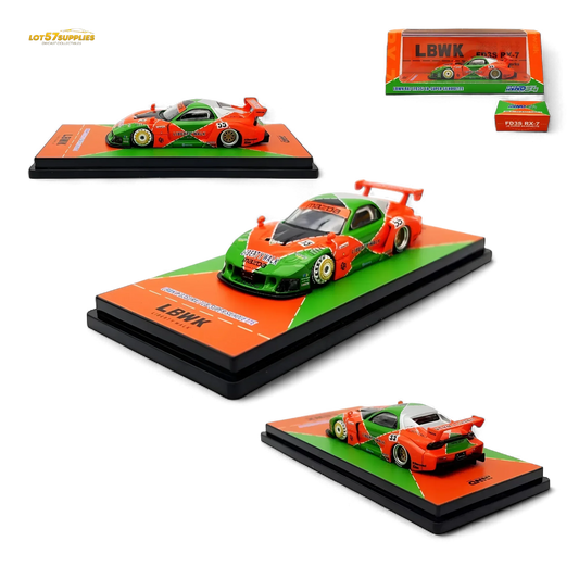  Inno64 Mazda RX-7 LBWK Orange/Green 1:64 -  ToylandEU™