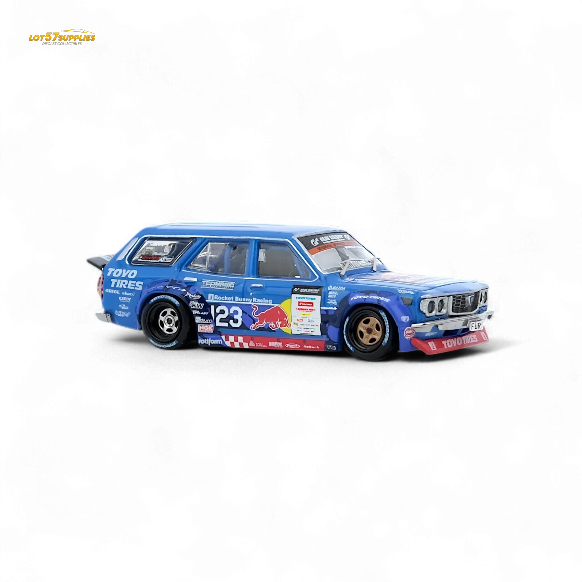 Inno64 MAD MIKE 1976 MAZDA RX3 Station Wagon D1GP Series 2024 1:64 - ToylandEU