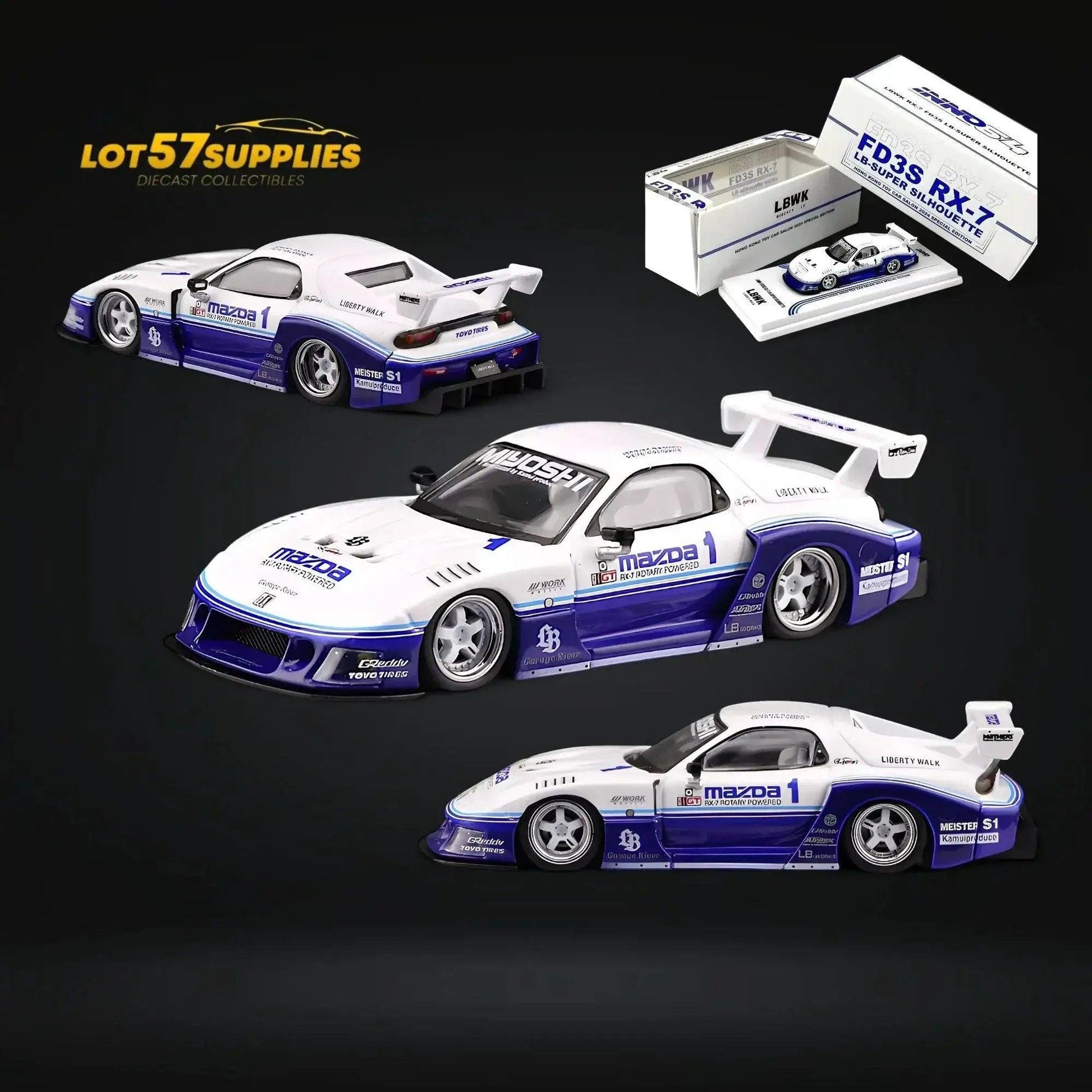  Inno64 Mazda RX7 Diecast Limited Edition -  ToylandEU™