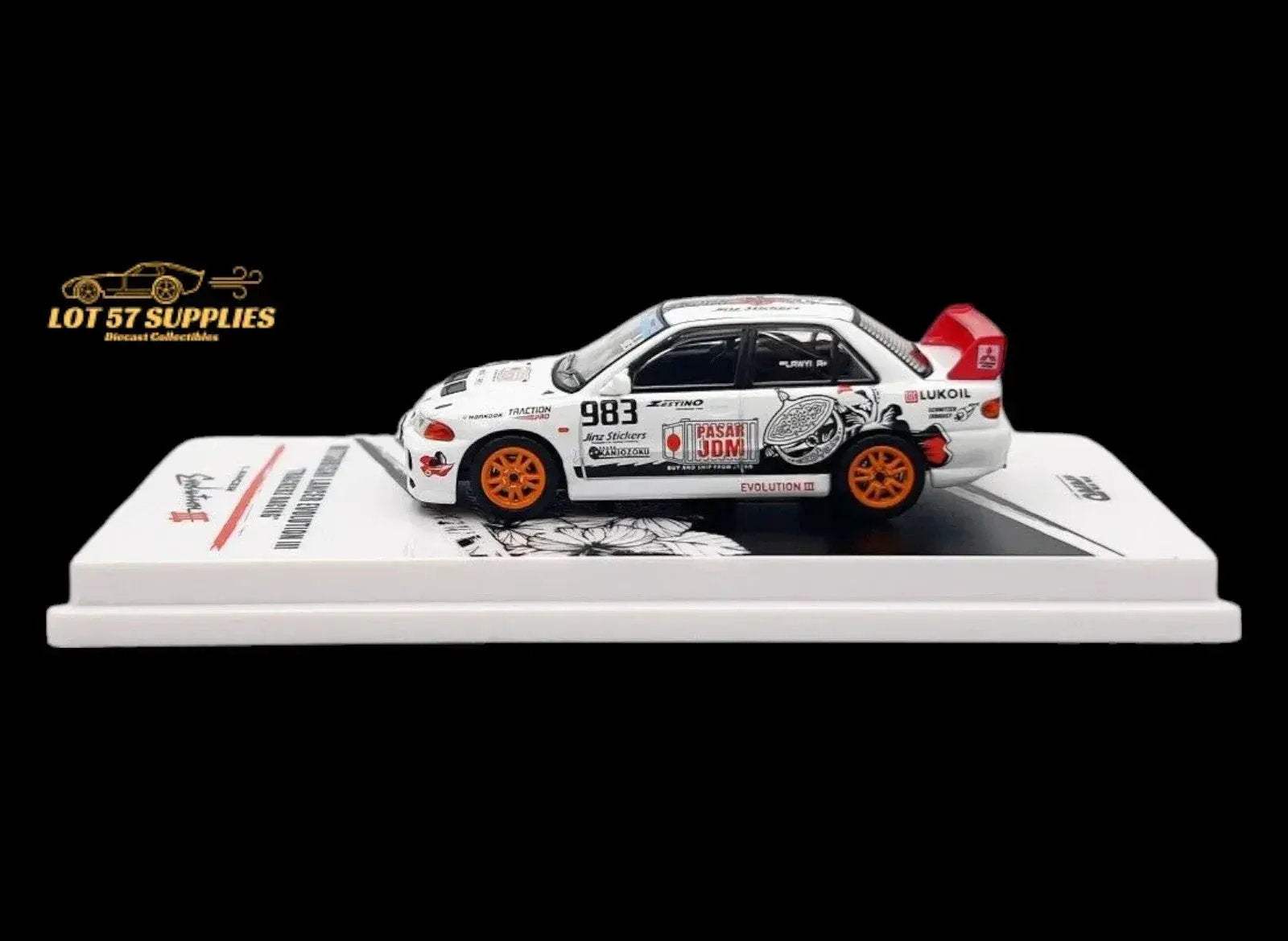 Inno64 Mitsubishi Lancer Evo III "Trackerz Racing" Malaysia Exclusive 1:64 IN64R-EVOIII-TRACKERZ - ToylandEU