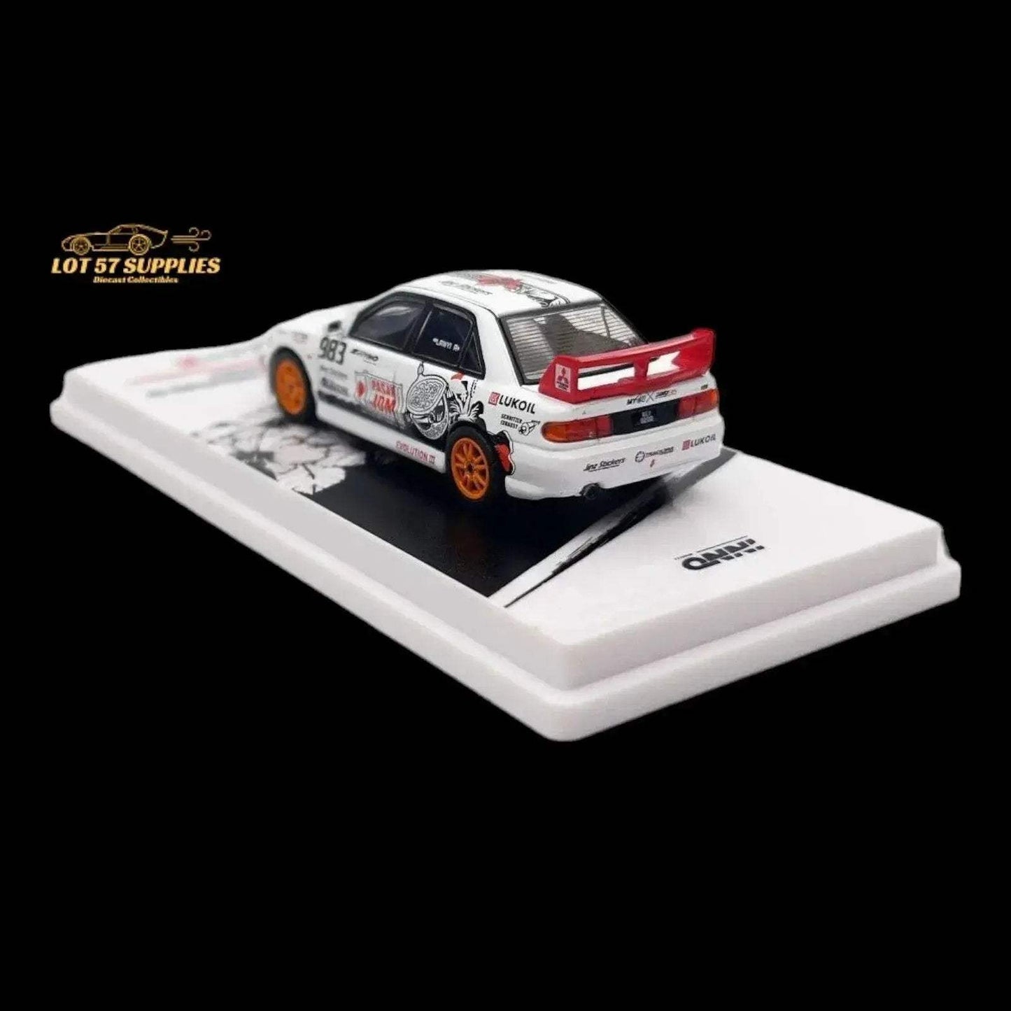 Inno64 Mitsubishi Lancer Evo III "Trackerz Racing" Malaysia Exclusive 1:64 IN64R-EVOIII-TRACKERZ - ToylandEU