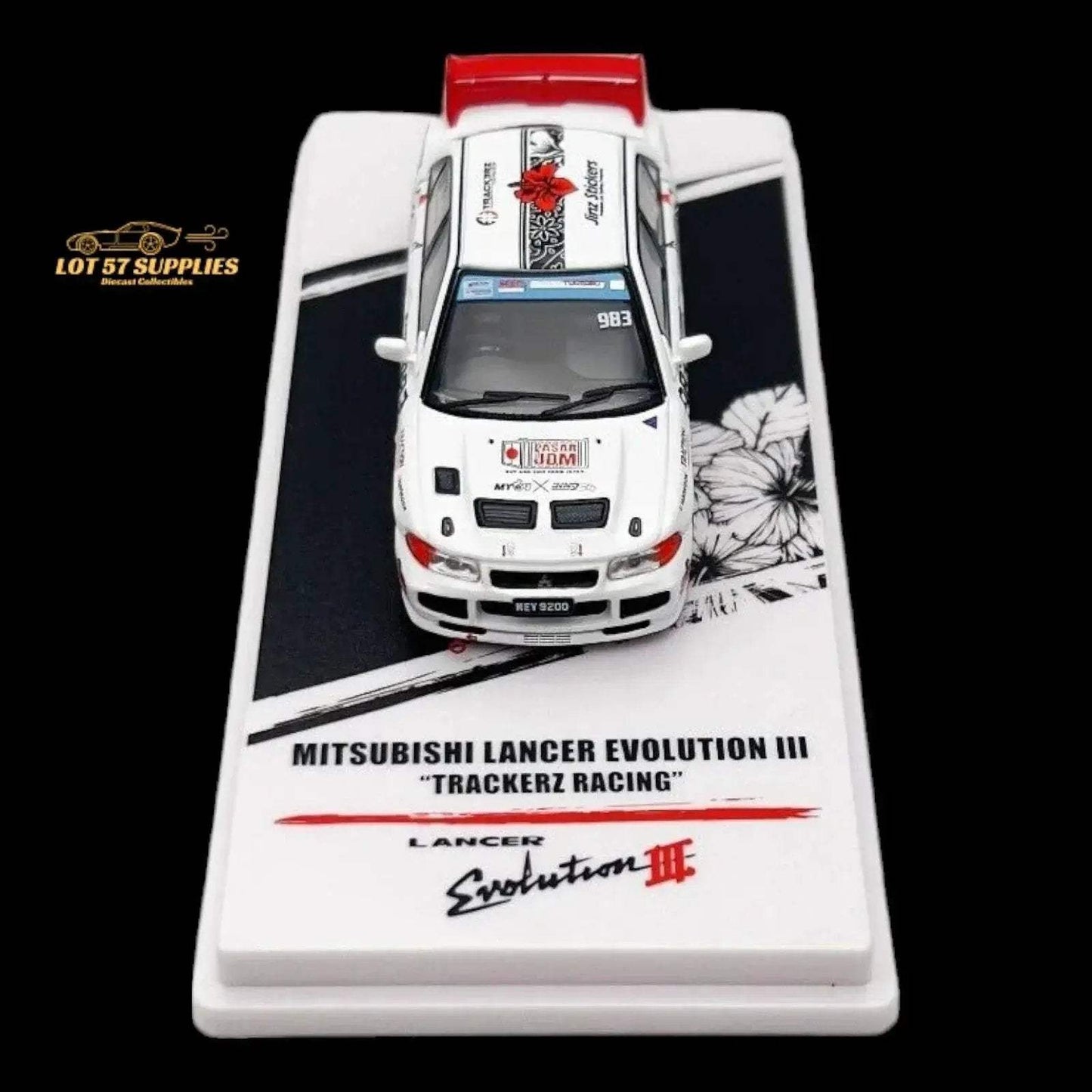 Inno64 Mitsubishi Lancer Evo III "Trackerz Racing" Malaysia Exclusive 1:64 IN64R-EVOIII-TRACKERZ - ToylandEU