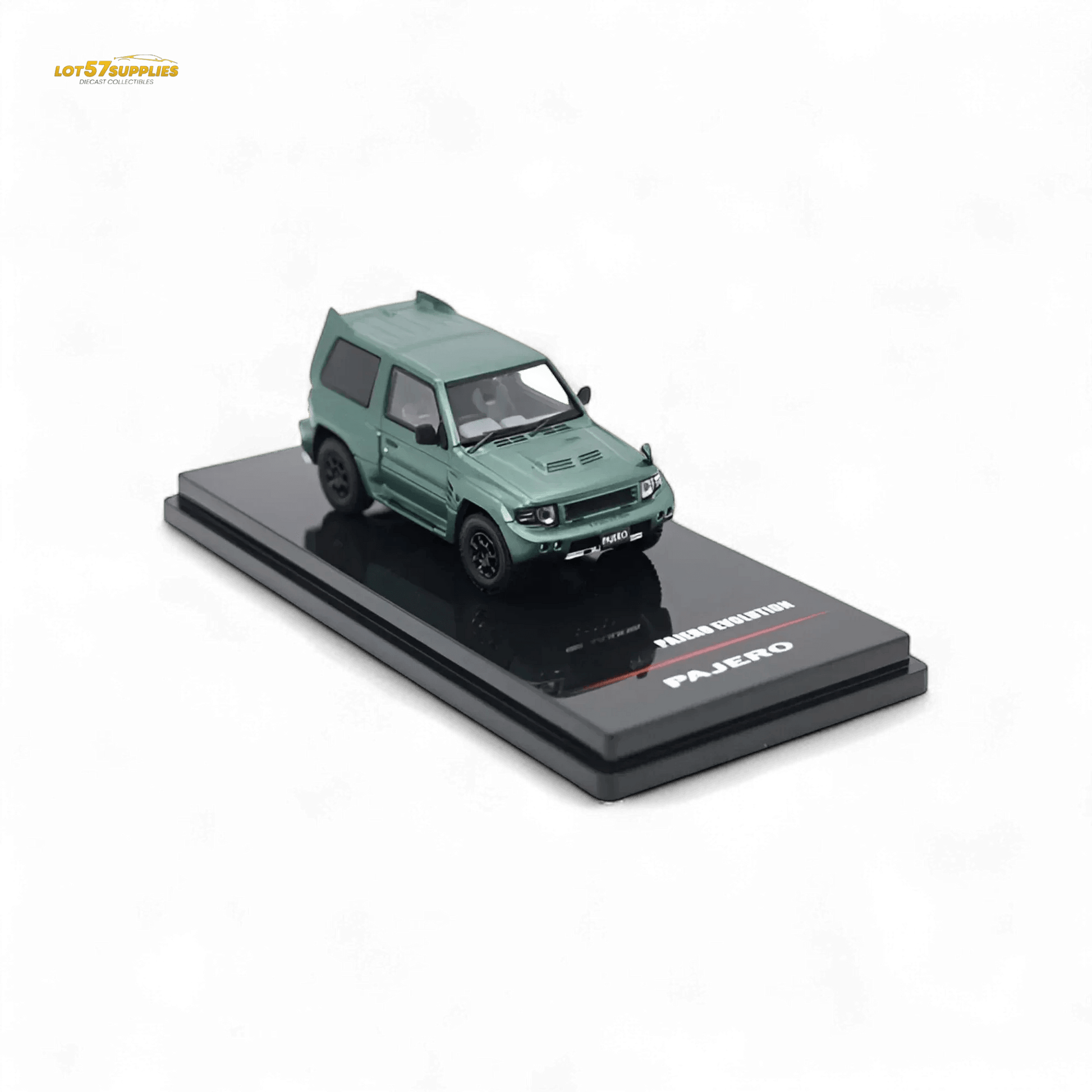  Inno64 Mitsubishi Pajero Evolution Diecast Satin Green -  ToylandEU™