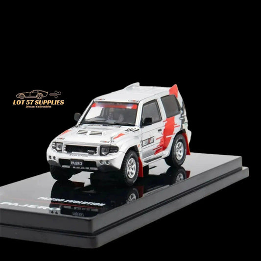  Inno64 Mitsubishi Pajero Evolution Ralliart Silver 1:64 -  ToylandEU™