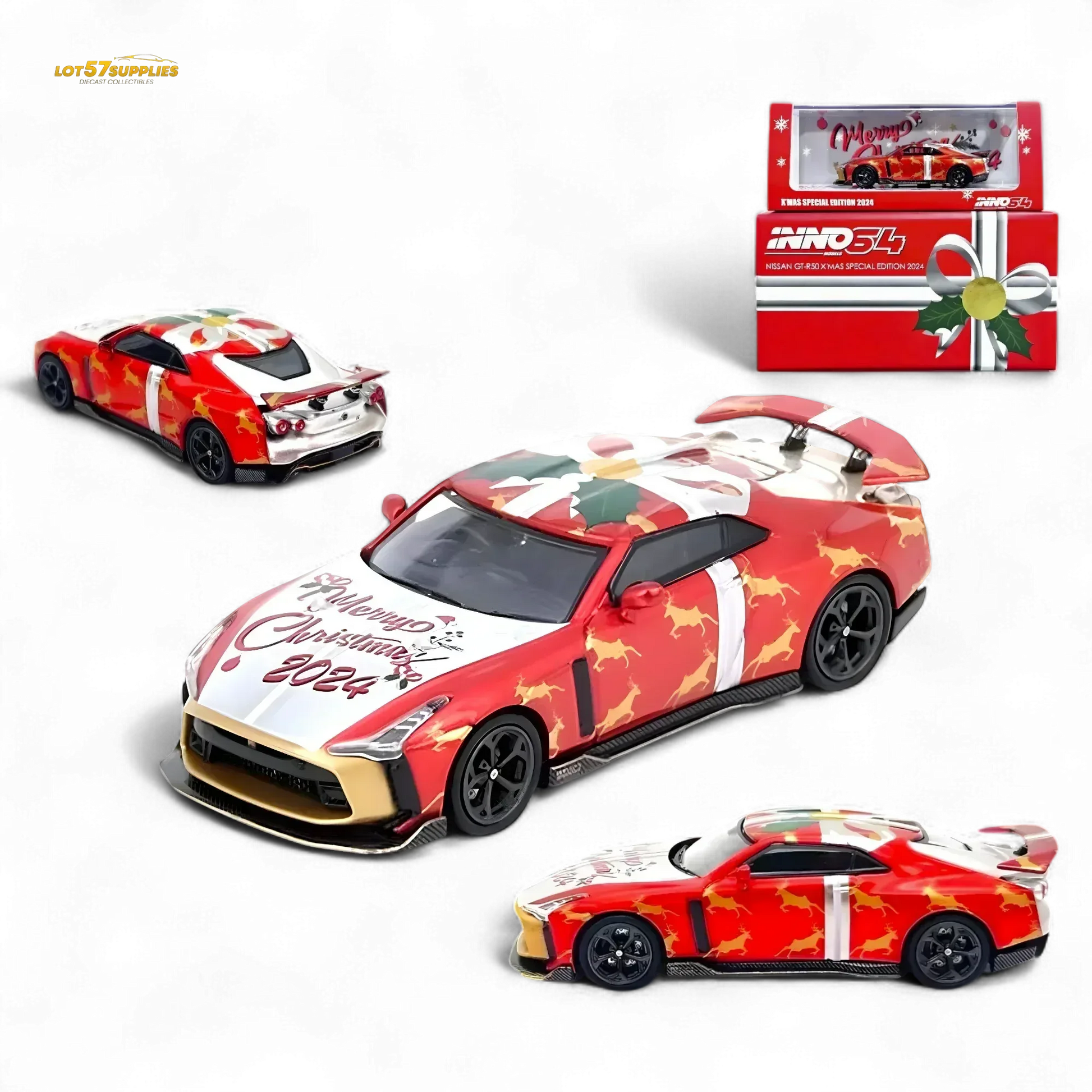 Inno64 NISSAN GT-R50 "X'MAS 2024" Special Edition 1:64 - ToylandEU
