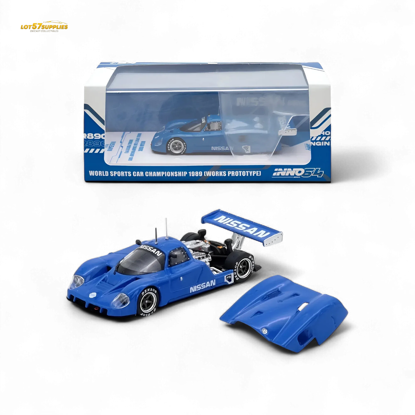 Inno64 Nissan R89C Blue Championship 1989 1:64 - ToylandEU