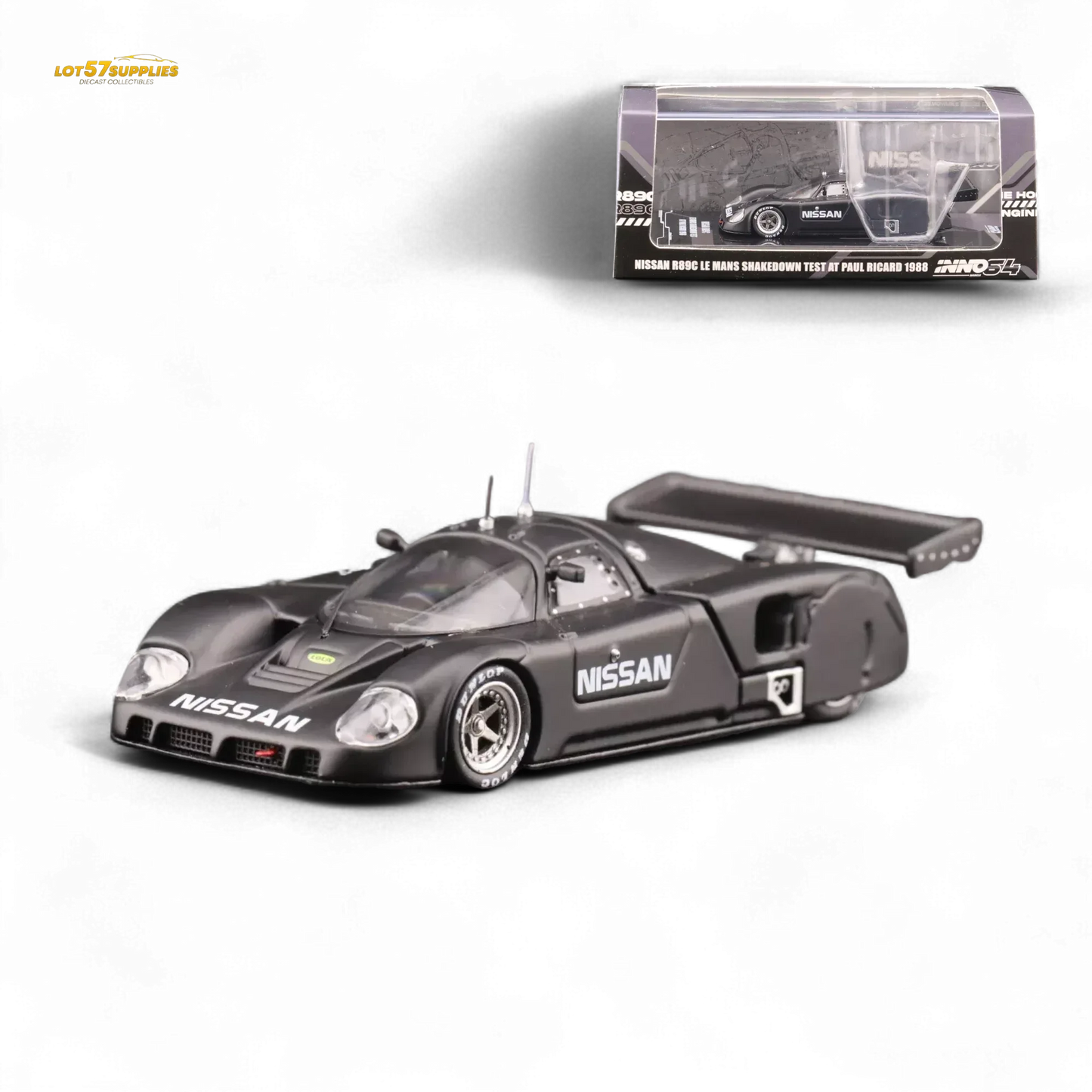 Inno64 NISSAN R89C LE MANS SHAKEDOWN TEST AT PAUL RICARD 1988 1:64 - ToylandEU